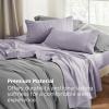 imageBedsure King Size Sheets Set  4 Pieces Soft King Sheets  Breathable ampamp Cooling  Hotel Luxury  Easy Care Polyester Microfiber Bedding for Women Men Dusty Pink26  Lavender