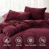 imageBedsure King Size Sheets Set  4 Pieces Soft King Sheets  Breathable ampamp Cooling  Hotel Luxury  Easy Care Polyester Microfiber Bedding for Women Men Dusty Pink21  Red