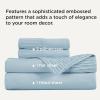 imageBedsure King Size Sheets Set  4 Pieces Soft King Sheets  Breathable ampamp Cooling  Hotel Luxury  Easy Care Polyester Microfiber Bedding for Women Men Dusty Pink15  Light Blue
