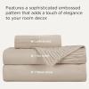 imageBedsure King Size Sheets Set  4 Pieces Soft King Sheets  Breathable ampamp Cooling  Hotel Luxury  Easy Care Polyester Microfiber Bedding for Women Men Dusty Pink10  Beige