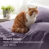 imageBedsure King Size Sheets Set  4 Pieces Soft King Sheets  Breathable ampamp Cooling  Hotel Luxury  Easy Care Polyester Microfiber Bedding for Women Men Dusty Pink28  Dusty Purple