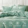 imageBedsure King Size Sheets Set  4 Pieces Soft King Sheets  Breathable ampamp Cooling  Hotel Luxury  Easy Care Polyester Microfiber Bedding for Women Men Dusty Pink11  Mint Green