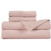 imageBedsure King Size Sheets Set  4 Pieces Soft King Sheets  Breathable ampamp Cooling  Hotel Luxury  Easy Care Polyester Microfiber Bedding for Women Men Dusty Pink20  Dusty Pink