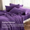 imageBedsure King Size Sheets Set  4 Pieces Soft King Sheets  Breathable ampamp Cooling  Hotel Luxury  Easy Care Polyester Microfiber Bedding for Women Men Dusty Pink29  Purple