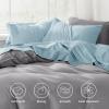 imageBedsure King Size Sheets Set  4 Pieces Soft King Sheets  Breathable ampamp Cooling  Hotel Luxury  Easy Care Polyester Microfiber Bedding for Women Men Dusty Pink15  Light Blue