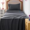 imageBedsure King Size Sheets Set  4 Pieces Soft King Sheets  Breathable ampamp Cooling  Hotel Luxury  Easy Care Polyester Microfiber Bedding for Women Men Dusty Pink01  Dark Grey