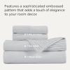 imageBedsure King Size Sheets Set  4 Pieces Soft King Sheets  Breathable ampamp Cooling  Hotel Luxury  Easy Care Polyester Microfiber Bedding for Women Men Dusty Pink02  Light Grey