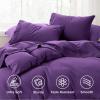 imageBedsure King Size Sheets Set  4 Pieces Soft King Sheets  Breathable ampamp Cooling  Hotel Luxury  Easy Care Polyester Microfiber Bedding for Women Men Dusty Pink29  Purple