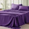 imageBedsure King Size Sheets Set  4 Pieces Soft King Sheets  Breathable ampamp Cooling  Hotel Luxury  Easy Care Polyester Microfiber Bedding for Women Men Dusty Pink29  Purple