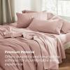 imageBedsure King Size Sheets Set  4 Pieces Soft King Sheets  Breathable ampamp Cooling  Hotel Luxury  Easy Care Polyester Microfiber Bedding for Women Men Dusty Pink20  Dusty Pink
