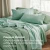 imageBedsure King Size Sheets Set  4 Pieces Soft King Sheets  Breathable ampamp Cooling  Hotel Luxury  Easy Care Polyester Microfiber Bedding for Women Men Dusty Pink11  Mint Green