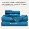 imageBedsure King Size Sheets Set  4 Pieces Soft King Sheets  Breathable ampamp Cooling  Hotel Luxury  Easy Care Polyester Microfiber Bedding for Women Men Dusty Pink18  Teal Blue