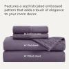 imageBedsure King Size Sheets Set  4 Pieces Soft King Sheets  Breathable ampamp Cooling  Hotel Luxury  Easy Care Polyester Microfiber Bedding for Women Men Dusty Pink28  Dusty Purple