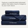 imageBedsure King Size Sheets Set  4 Pieces Soft King Sheets  Breathable ampamp Cooling  Hotel Luxury  Easy Care Polyester Microfiber Bedding for Women Men Dusty Pink19  Navy