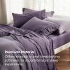 imageBedsure King Size Sheets Set  4 Pieces Soft King Sheets  Breathable ampamp Cooling  Hotel Luxury  Easy Care Polyester Microfiber Bedding for Women Men Dusty Pink28  Dusty Purple