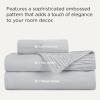 imageBedsure King Size Sheets Set  4 Pieces Soft King Sheets  Breathable ampamp Cooling  Hotel Luxury  Easy Care Polyester Microfiber Bedding for Women Men Dusty Pink02  Light Grey