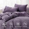 imageBedsure King Size Sheets Set  4 Pieces Soft King Sheets  Breathable ampamp Cooling  Hotel Luxury  Easy Care Polyester Microfiber Bedding for Women Men Dusty Pink28  Dusty Purple