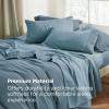 imageBedsure King Size Sheets Set  4 Pieces Soft King Sheets  Breathable ampamp Cooling  Hotel Luxury  Easy Care Polyester Microfiber Bedding for Women Men Dusty Pink17  Mineral Blue