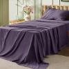 imageBedsure King Size Sheets Set  4 Pieces Soft King Sheets  Breathable ampamp Cooling  Hotel Luxury  Easy Care Polyester Microfiber Bedding for Women Men Dusty Pink28  Dusty Purple