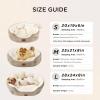 imageBedsure Dog Bed for Medium Dogs  Round Washable Medium Pet Bed AntiSlip Donut Fluffy Plush Indoor Fur Cat Bed 28 inches CamelCamel