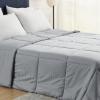 imageBedsure Duvet Insert Lightweight Comforter Quilted Cooling Duvet Insert Ultra Soft Down Alternative Comforter with Corner Tabs Queen Light Grey88x88Light Grey