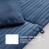 imageBedsure Duvet Insert Lightweight Comforter Quilted Cooling Duvet Insert Ultra Soft Down Alternative Comforter with Corner Tabs Queen Light Grey88x88Navy