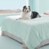 imageBedsure Premium Cooling Blanket for Large Dog  QMAXgt05 Breathable Summer Washable Cold Pet Mat Soft Durable Self Cooling Dog Mat for Hot Weather Turquoise Green 40x50Turquoise Green