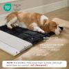 imageBedsure Chew Proof Dog Bed Large Sized Dog  Chew Resistant Dog Crate Pad Machine Washable Durable Kennel Mat for Chewers with Reinforced Corners Black 35x22 inMedium 29L x 18W x 1Th