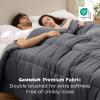 imageBedsure Comforter Duvet Insert  Quilted Comforters Queen Size All Season Duvet GentleSoft Down Alternative Bedding with 8 Tabs Gifts for WomenMen White Queen 88 x 88 InchesGrey