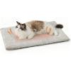 imageBedsure Self Warming Cat Bed Extra Warm Self Heating Mat for Cats amp Dogs Non Electric AntiSlip Medium Thermal Pet Pad Indoor with Removable Washable Cover 29 x 19BrownBrown