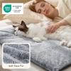 imageBedsure Self Warming Cat Bed Extra Warm Self Heating Mat for Cats amp Dogs Non Electric AntiSlip Medium Thermal Pet Pad Indoor with Removable Washable Cover 29 x 19BrownGrey