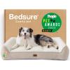 imageBedsure SupportMax XL Pro Orthopedic Dog Beds Large Sized Dog  Extra Thick Supportive Dogs Couch with Waterproof Washable Cover Extra Large Comfort Pet Sofa with Soft Sherpa amp Nonskid Bottom BeigeCream