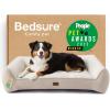 imageBedsure SupportMax XL Pro Orthopedic Dog Beds Large Sized Dog  Extra Thick Supportive Dogs Couch with Waterproof Washable Cover Extra Large Comfort Pet Sofa with Soft Sherpa amp Nonskid Bottom BeigeCream