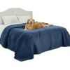 imageBedsure Waterproof Couch Cover for Dogs Washable  Waterproof Blanket for Large Dogs Couch Sofa Bed Cozy Lightweight Furniture Protector for Pet Cat Quick Drying Sandy Tan 52x82INNavy