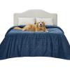 imageBedsure Waterproof Couch Cover for Dogs Washable  Waterproof Blanket for Large Dogs Couch Sofa Bed Cozy Lightweight Furniture Protector for Pet Cat Quick Drying Sandy Tan 52x82INNavy