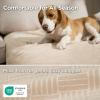 imageBedsure Waterproof Couch Cover for Dogs Washable  Waterproof Blanket for Large Dogs Couch Sofa Bed Cozy Lightweight Furniture Protector for Pet Cat Quick Drying Sandy Tan 52x82INSandy Tan
