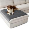 imageBedsure Waterproof Couch Cover for Dogs Washable  Waterproof Blanket for Large Dogs Couch Sofa Bed Cozy Lightweight Furniture Protector for Pet Cat Quick Drying Sandy Tan 52x82INAsh Grey