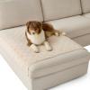 imageBedsure Waterproof Couch Cover for Dogs Washable  Waterproof Blanket for Large Dogs Couch Sofa Bed Cozy Lightweight Furniture Protector for Pet Cat Quick Drying Sandy Tan 52x82INSandy Tan