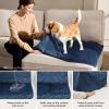 imageBedsure Waterproof Couch Cover for Dogs Washable  Waterproof Blanket for Large Dogs Couch Sofa Bed Cozy Lightweight Furniture Protector for Pet Cat Quick Drying Sandy Tan 52x82INNavy