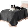 imageBedsure Waterproof Couch Cover for Dogs Washable  Waterproof Blanket for Large Dogs Couch Sofa Bed Cozy Lightweight Furniture Protector for Pet Cat Quick Drying Sandy Tan 52x82INCharcoal