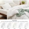 imageBedsure White Duvet Cover Full Size  3 Pieces Prewashed Extra Soft CottonLike Polyester Bedding Set Includes 1 Duvet Cover 80x90 Inches with Zipper Closure amp 2 Pillow Shams Comforter Not Included00  White No Comforter