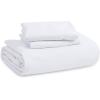 imageBedsure White Duvet Cover Full Size  3 Pieces Prewashed Extra Soft CottonLike Polyester Bedding Set Includes 1 Duvet Cover 80x90 Inches with Zipper Closure amp 2 Pillow Shams Comforter Not Included01  Bright White No Comforter