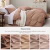 imageBedsure White Duvet Cover Full Size  3 Pieces Prewashed Extra Soft CottonLike Polyester Bedding Set Includes 1 Duvet Cover 80x90 Inches with Zipper Closure amp 2 Pillow Shams Comforter Not Included02  Mocha Mousse No Comforter