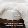 imageBedsure White Duvet Cover Full Size  3 Pieces Prewashed Extra Soft CottonLike Polyester Bedding Set Includes 1 Duvet Cover 80x90 Inches with Zipper Closure amp 2 Pillow Shams Comforter Not Included00  White No Comforter