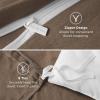 imageBedsure White Duvet Cover Full Size  3 Pieces Prewashed Extra Soft CottonLike Polyester Bedding Set Includes 1 Duvet Cover 80x90 Inches with Zipper Closure amp 2 Pillow Shams Comforter Not Included02 Deep Khaki No Comforter