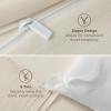 imageBedsure White Duvet Cover Full Size  3 Pieces Prewashed Extra Soft CottonLike Polyester Bedding Set Includes 1 Duvet Cover 80x90 Inches with Zipper Closure amp 2 Pillow Shams Comforter Not Included02  Oat Milk No Comforter