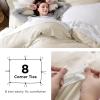 imageBedsure White Duvet Cover Full Size  3 Pieces Prewashed Extra Soft CottonLike Polyester Bedding Set Includes 1 Duvet Cover 80x90 Inches with Zipper Closure amp 2 Pillow Shams Comforter Not Included02  Oat Milk No Comforter