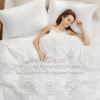imageBedsure White Duvet Cover Full Size  3 Pieces Prewashed Extra Soft CottonLike Polyester Bedding Set Includes 1 Duvet Cover 80x90 Inches with Zipper Closure amp 2 Pillow Shams Comforter Not Included00  White No Comforter