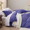 imageBedsure White Duvet Cover Full Size  3 Pieces Prewashed Extra Soft CottonLike Polyester Bedding Set Includes 1 Duvet Cover 80x90 Inches with Zipper Closure amp 2 Pillow Shams Comforter Not Included01  Skipper Blue No Comforter