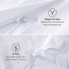 imageBedsure White Duvet Cover Full Size  3 Pieces Prewashed Extra Soft CottonLike Polyester Bedding Set Includes 1 Duvet Cover 80x90 Inches with Zipper Closure amp 2 Pillow Shams Comforter Not Included01  Bright White No Comforter